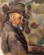 Paul Cezanne hat man oil